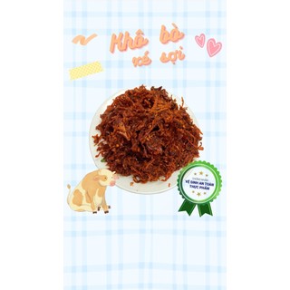 500gr bò khô xé sợi, khô bò, heo giả bò đóng túi zip