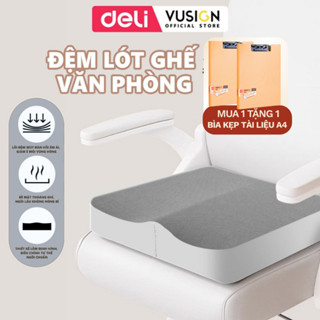 [MUA1TẶNG1] Đệm ngồi Deli nệm lót ghế cao su non siêu đàn hồi chống trĩ chống đau ê mông êm ái ngồi thoải mái cả ngày