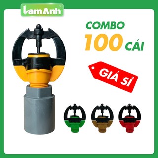   Giá sỉ  Combo 100 Béc tưới phun mưa H633 cao cấp độ bền trên 5 năm  béc tưới cây ăn quả béc tưới gốc cây tưới rau 