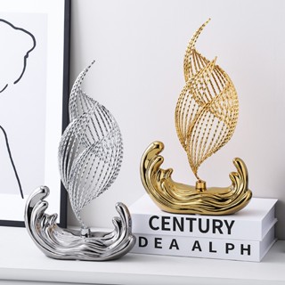  Decor Phong Thủy Nghệ Thuật Cách Điệu Thuyền Buồm Chất Liệu Gốm Sứ Trang Trí Nội Thật I19 