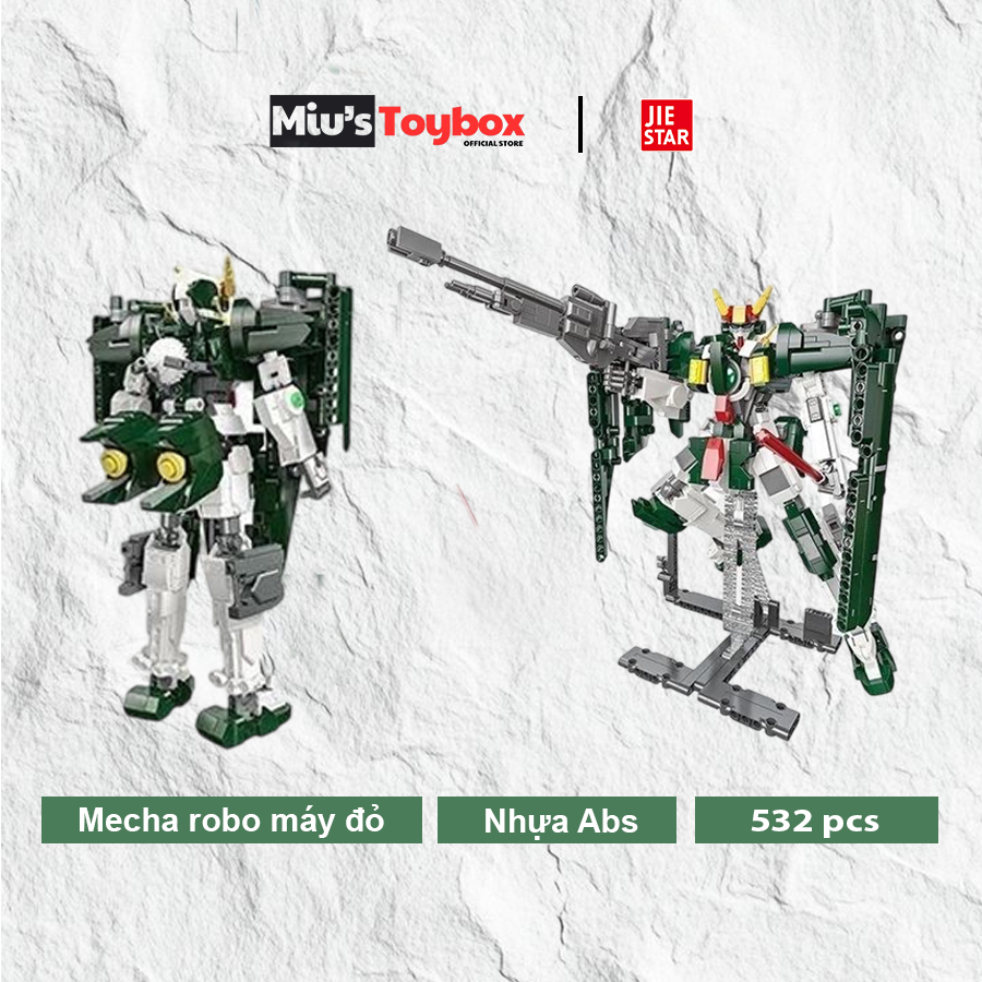 [1063pcs] Đồ chơi lắp ghép Dynames Jiestar nhà Miutoybox