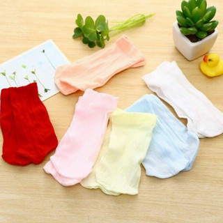 Set 5 đôi Tất kẹo sơ sinh AKO cho bé trai gái (tất da chân trẻ sơ sinh)