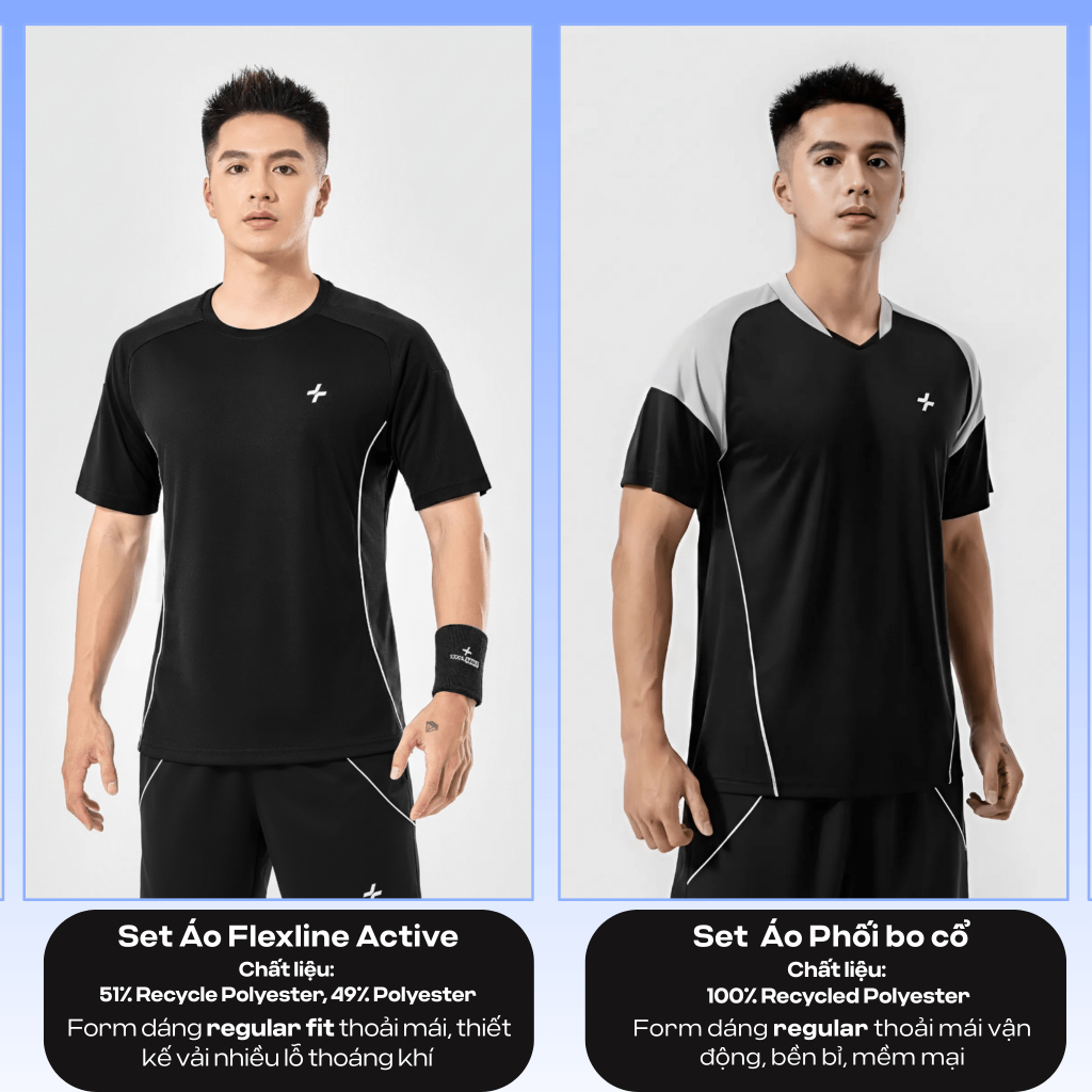 [GIÁ TỐT TRÊN LIVE]Set bộ đồ quần áo thể thao nam pickleball FlexLine Active Thoáng khí thấm hút tốt Coolmate | BigBuy360 - bigbuy360.vn
