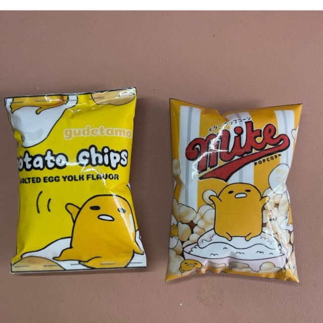 Squishy giấy snack trứng lười