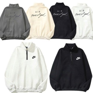  Áo nỈ sweater khóa kéo nam nữ Áo khoác nỉ dài tay unisex nam nữ form rộng chất nỉ bông cotton cao cấp N24 