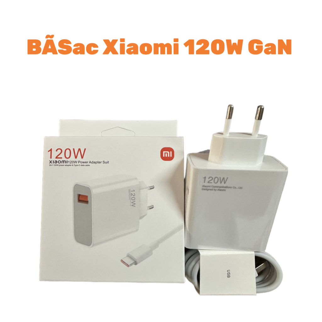 Xiaomi 120W  Sạc Gan US Hyper Sạc Nhanh Loại C Cáp Mi 13t 13 12t Redmi Note 13 12 Pro Plus 5g