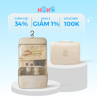 Túi đựng mỹ phẩm HOKO túi đựng đồ du lịch cá nhân đa năng có móc treo rất tiện lợi