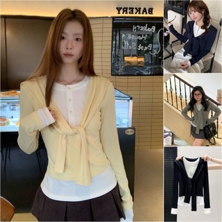    Bigsize 55-100kg  Áo thun len tằm cổ tàu mix khăn vintage   mềm mịn mặc siêu thích  