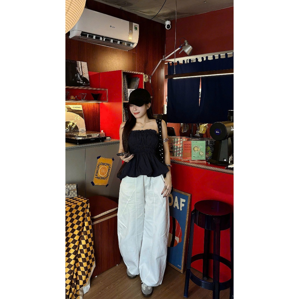 Quần Kaki Harem Unisex MINHU CLOTHES, Quần Kaki Dáng Rộng Lưng Thun Co Giãn [Q01] | BigBuy360 - bigbuy360.vn
