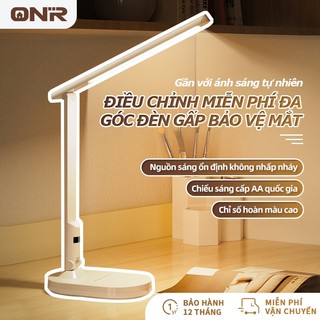  Đèn LED Bàn ONR Chống Cận Thị 3 Màu Cảm Ứng Tích Điện Combo KM BH 12 Tháng 