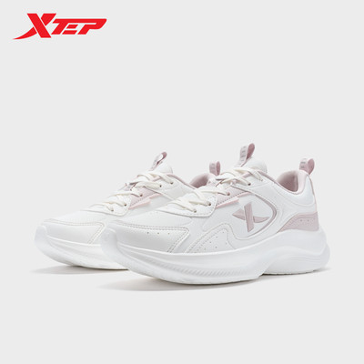 XTEP Easy run 5KM+ Giày chạy chống nước nữ Xtep chống bám bẩn, dễ vệ sinh