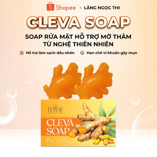 Xà bông rửa mặt hỗ trợ cải thiện thâm mụn mờ thâm hỗ trợ sáng da dung tích 130gr,CLEVE SOAP 