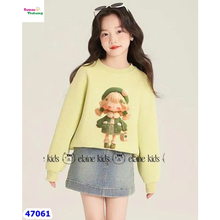 Set váy Elaine xanh cô gái cho các con iuuuu