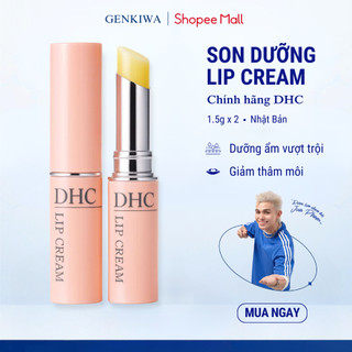 Combo 2 Son Dưỡng Môi DHC Lip Cream Nhật Bản – Dưỡng Ẩm Sâu, Hết Nứt Nẻ, Không Màu Chính Hãng