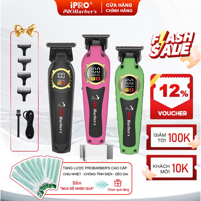 [iPRO Official] Tông Đơ Cắt Tóc Đầu Tông Tháo Lắp PROBarber's S1109 Chấn Viền Sắc Bén Tốc Độ Cao