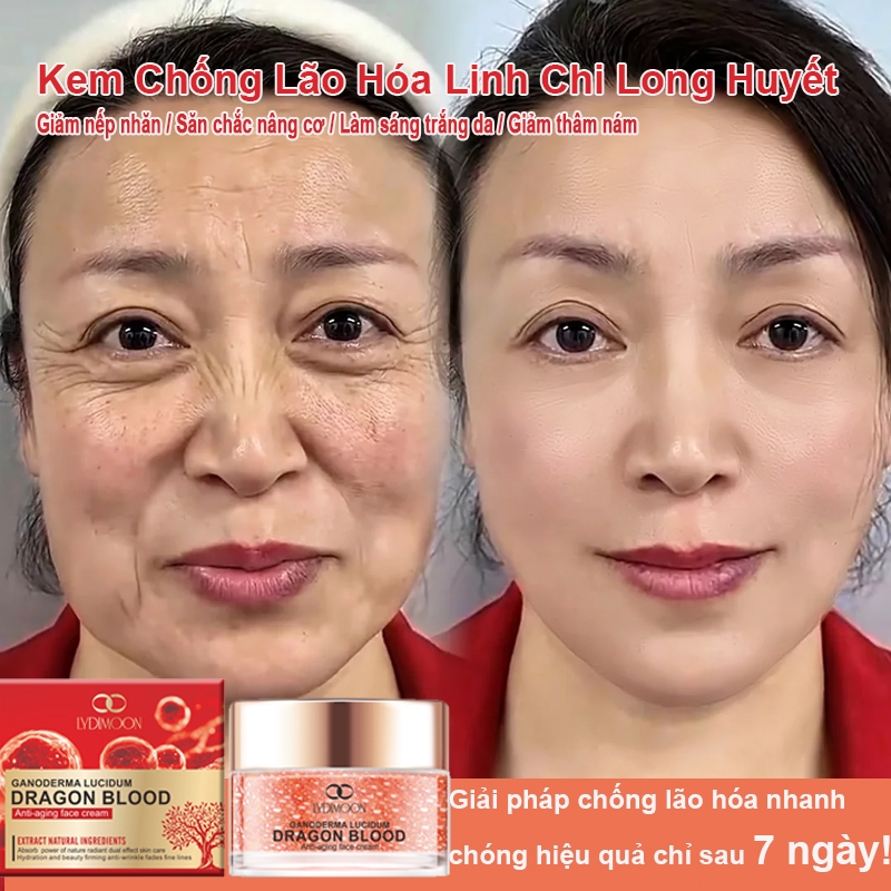 LYDIMOON Kem chống lão hóa huyết rồng Kem chống nếp nhăn 50g loại bỏ nếp nhăn làm sáng da dưỡng ẩm m