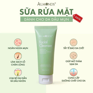 sữa rửa mặt cho da dầu  mụn Almonds