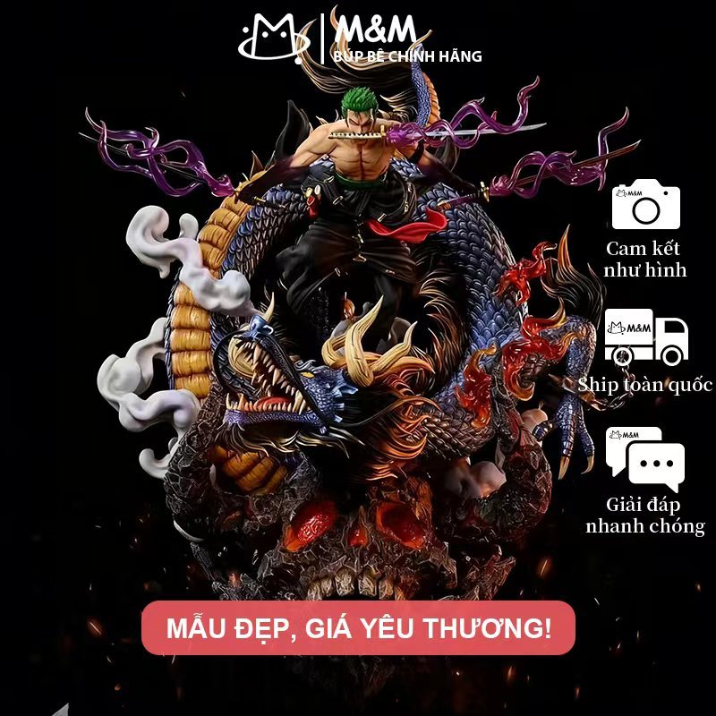 One Piece GK Dream Onigashima Gear 5 Luffy  Zoro Đen Vàng Tượng Trang Trí Bàn Hộp Đẹp Giao từ Hà Nội