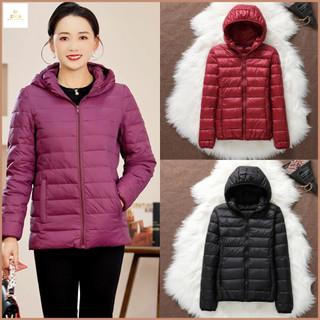  Áo Khoác Lông Vũ Trung Niên Nữ Siêu Nhẹ Siêu Ấm Áo Phao Cho Bà Cho Mẹ Đủ Size 47-83kg Mã A12 