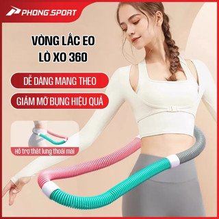 Vòng Lắc Eo Haru Lò Xo Bọc Nhựa Mềm – Giảm Mỡ Bụng, Eo Thon Săn Chắc, Dụng Cụ Tập Thể Dục Tại Nhà