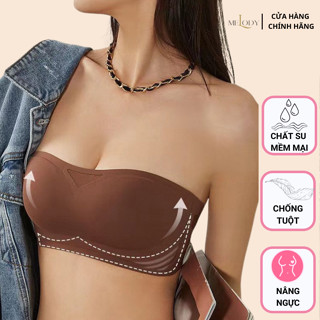 Áo lót quây SU09 - CHỐNG TỤT chất su đúc, Áo ngực không dây, Áo bra nâng ngực chống chảy xệ khoe vai xinh hàng cao cấp