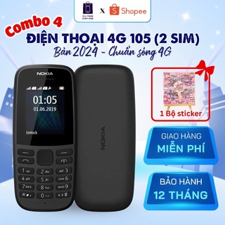 Combo 4 điện thoại Bàn phím 2 Sim sóng 4G