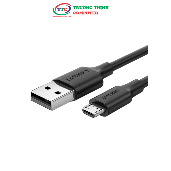 Cáp sạc USB 2.0 to Micro USB, Dài 1.5m, Đen - UGREEN 60137