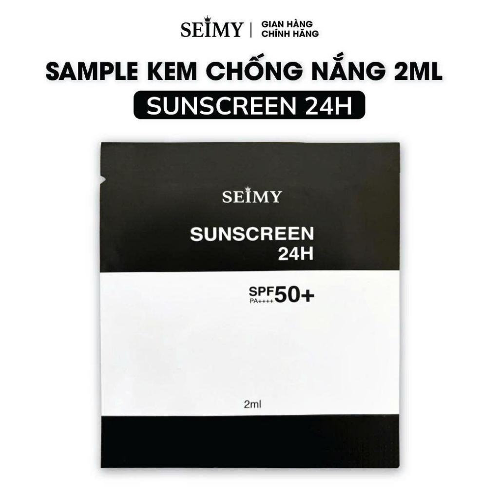  Kem chống nắng dưỡng da Seimy - Sunscreen 24h da mặt 2ml SPF 50 