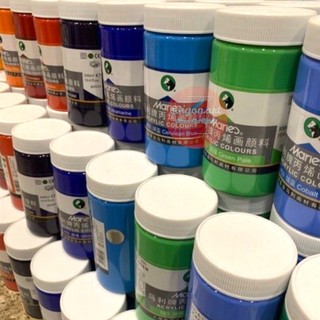 Màu Acrylic Vẽ Tranh Nổi 3D Canvas Tường Chuyên Nghiêp MARIES _ 1 Hũ 300ml 