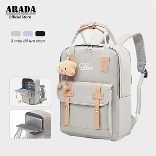 Balo nữ ARADAbalo đựng laptop 14 inch Hàn Quốc phong cách phụ hai vai khối lượng lớn trường học túi xách