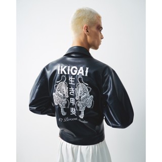 Áo Khoác Da Chất Liệu Cao Cấp Phong Cách Streetwear 67PERCENT/67% - TIGER LEATHER JACKET