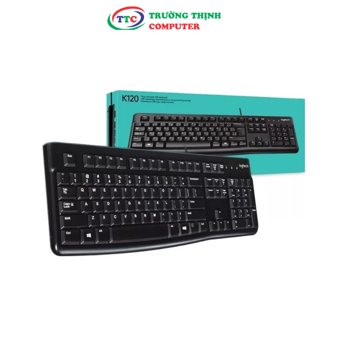 Bàn phím có dây USB Logitech K120