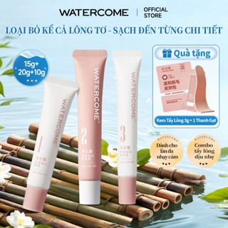 Bộ 3 trong 1 WATERCOME tẩy lông mặt, ria mép, lông tơ – Không đau, dịu nhẹ.