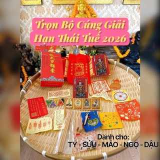 BỘ CÚNG THÁI TUẾ 2026 , BỘ ĐỦ ĐỒ (có kèm hướng dẫn)