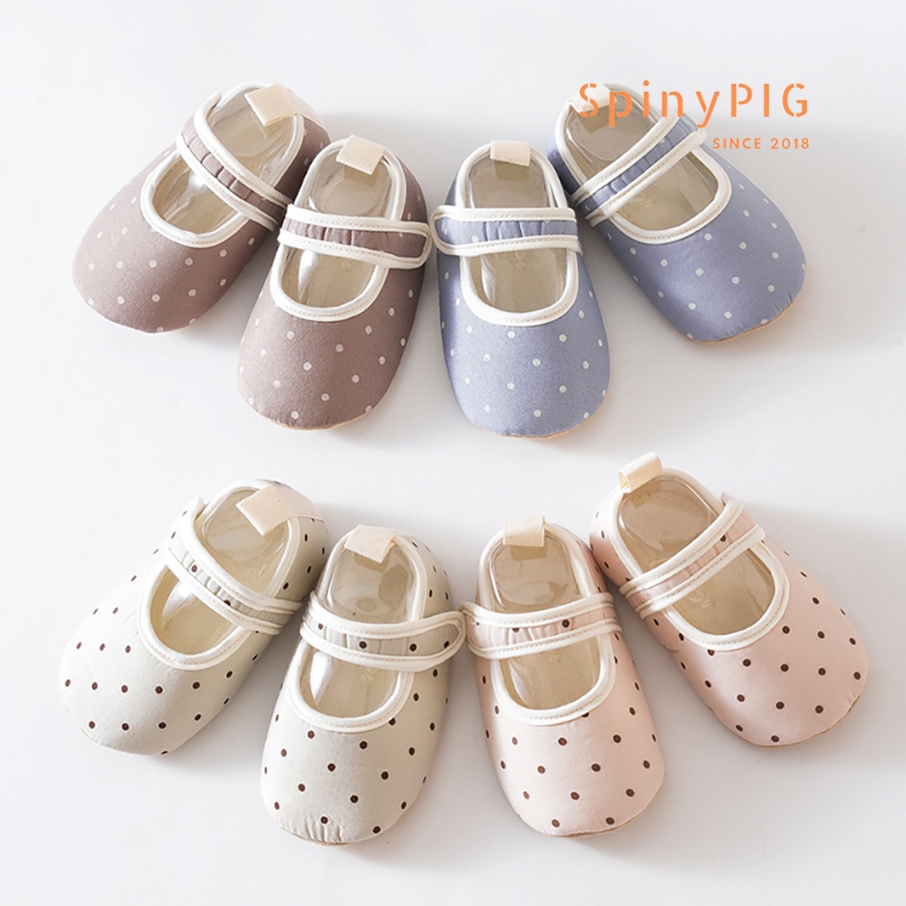Giày búp bê cho bé gái bé trai 0-2 tuổi cotton đế chống trơn trượt cho bé tập đi nhiều màu cực xinh