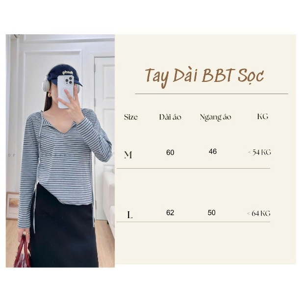 Áo Thun Tay Dài Có Dây Mặc Được Nhiều Kiểu Đa Phong Cách Genz26 | BigBuy360 - bigbuy360.vn