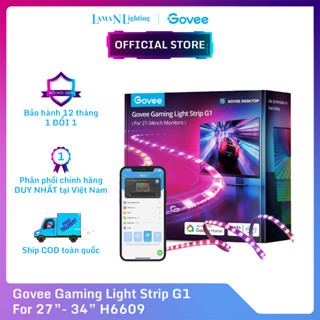 Đèn LED mở rộng màn hình PC 27-34" Govee Gaming Light Strip G1 H6609 | Dây LED RGB cảm biến màu