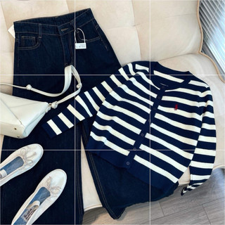 Áo cardigan kẻ