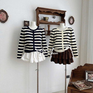 Áo cardigan kẻ