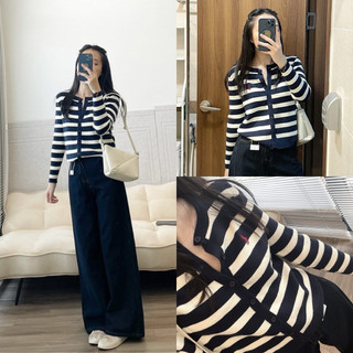 Áo cardigan kẻ