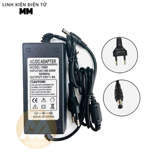 Nguồn adapter 15V 6A loa kéo hàng tốt - Dùng để sạc loa kéo và các thiết bị 15V 