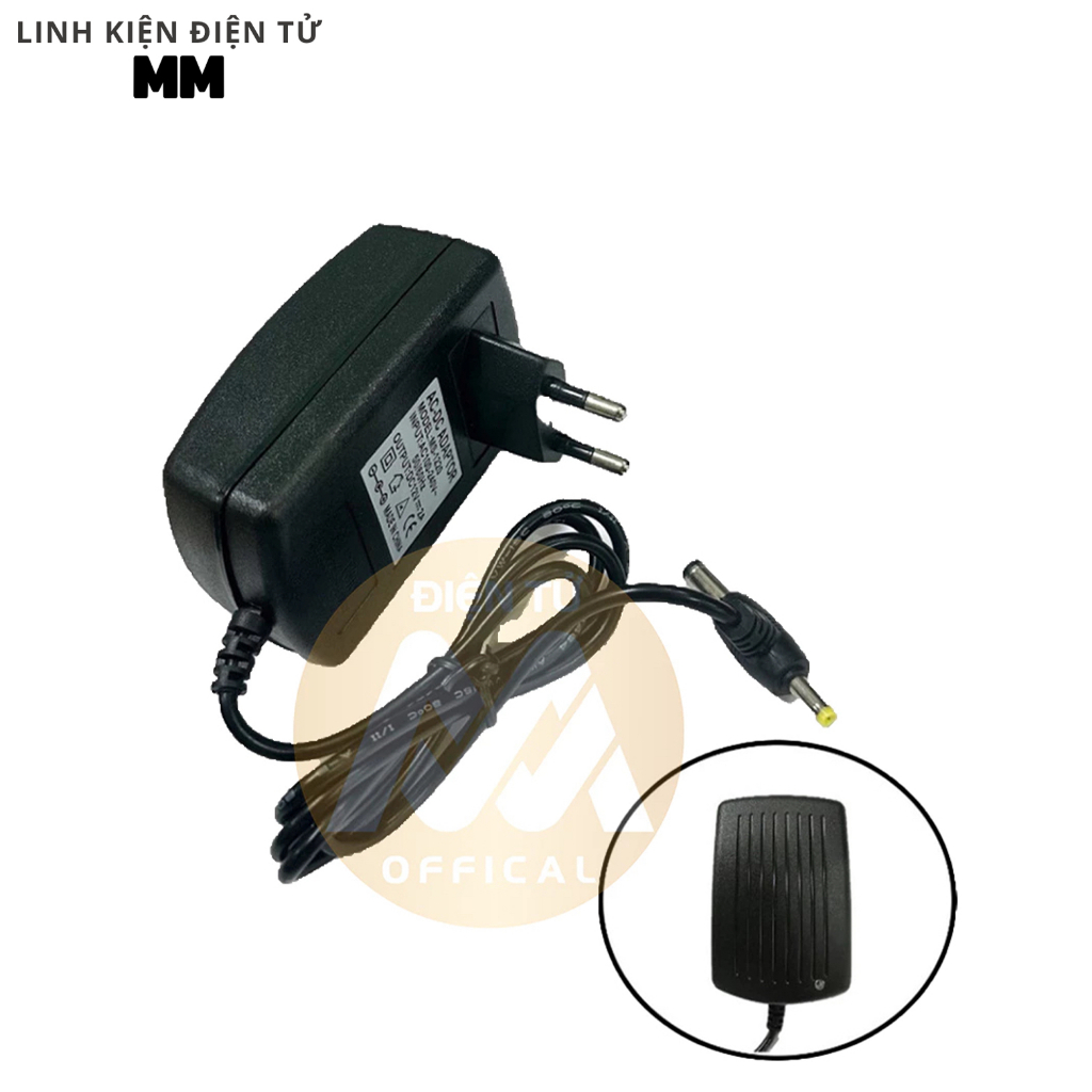 Nguồn adaper 2A (5V-9V-12V) ra 2 đầu jack có đèn báo - Dùng cho các thiết bị điện tử