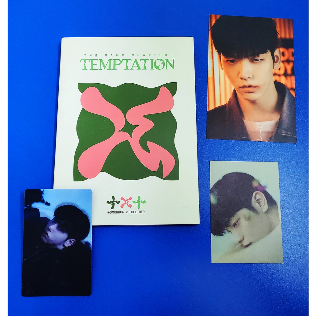[Tặng dây chuyền Soobin+Quà] Album TXT TEMPTATION ver Soobin có df + card Soobin + postcard Soobin