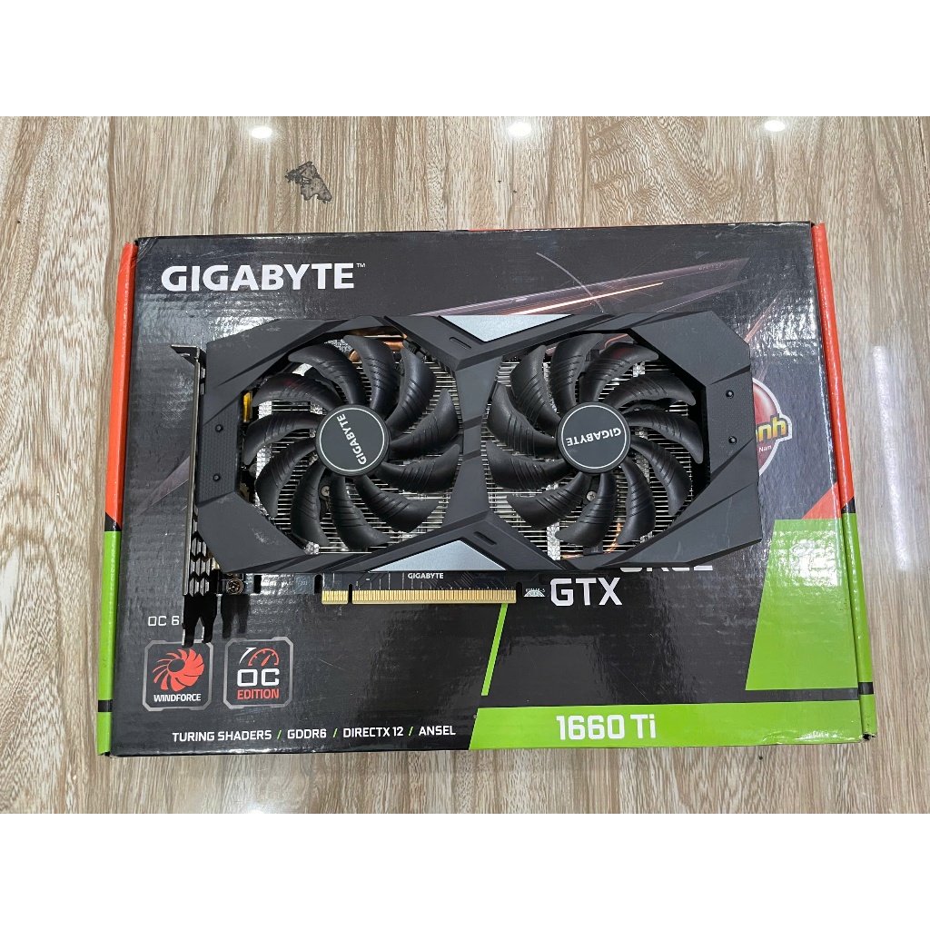 VGA GTX 1660 Ti / Super Gigabyte 6GB GDDR6 HÀNG ĐẸP ZIN KENG