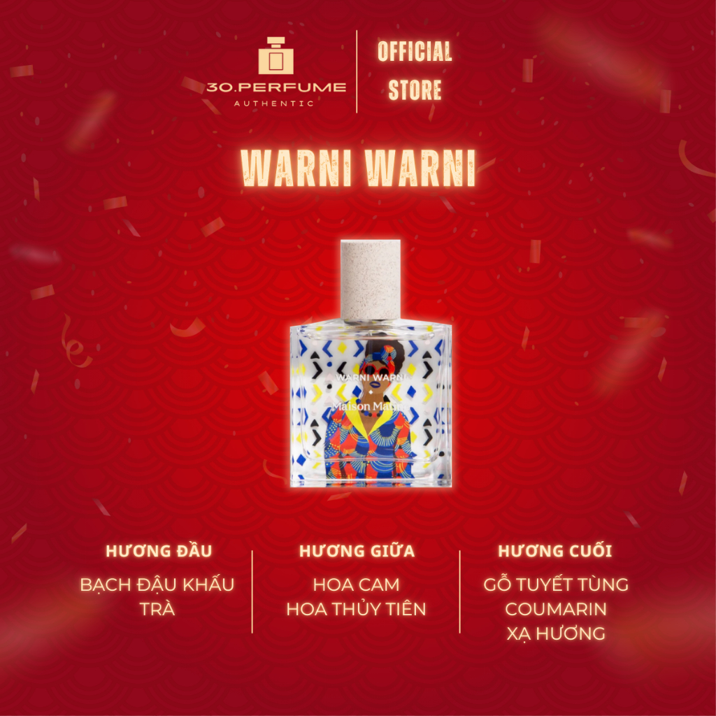 [30.PERFUME] Nước Hoa Unisex Warni Warni 10/20ml
