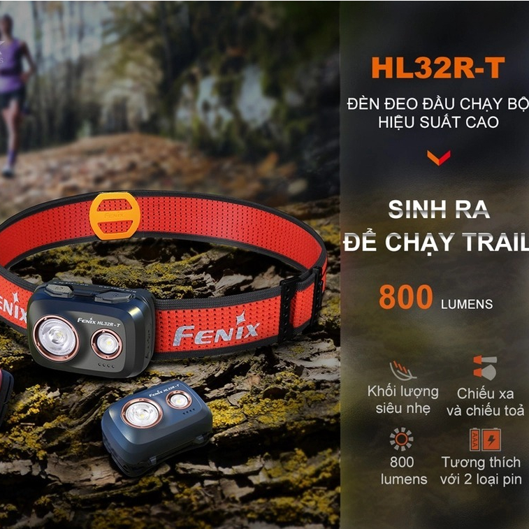 Đèn Pin Đội Đầu FENIX HL32R-T (800 Lumens)