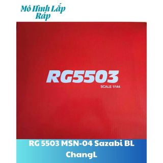  Mô Hình Lắp Ráp RG 5503 MSN-04 Sazabi BL SiHai 