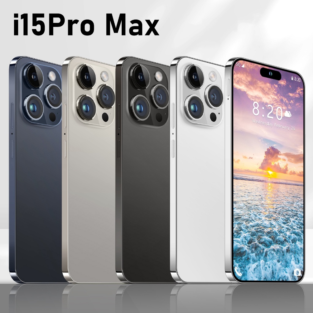 【Siêu Sale Black Friday】Mới i15 Pro Max điện thoại thông minh 6.7 inch Màn hình HD đt 128G điện thoạ