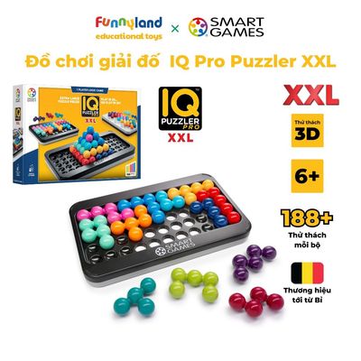 Thử thách IQ Pro Puzzler XXL, đồ chơi thử thách trí tuệ Smartgames, rèn luyện tư duy cho bé