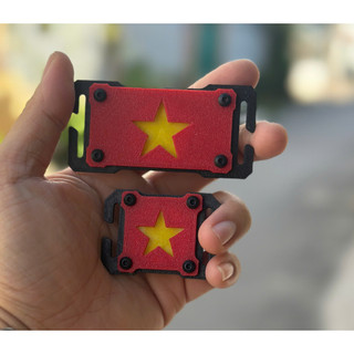 MOLLE Patch CỜ VIỆT NAM - CỜ ĐẢNG Dạ Quang Phát Sáng Trong Tối – Phụ Kiện Tactical Balo Áo Quân Sự